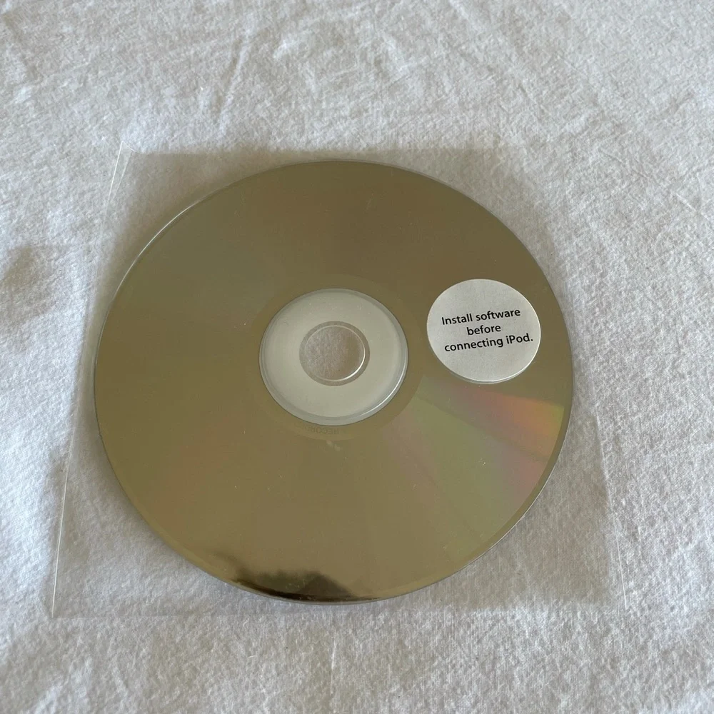 Vintage 2005 Apple iPod + iTunes Install CD 2Z691-5617-A New